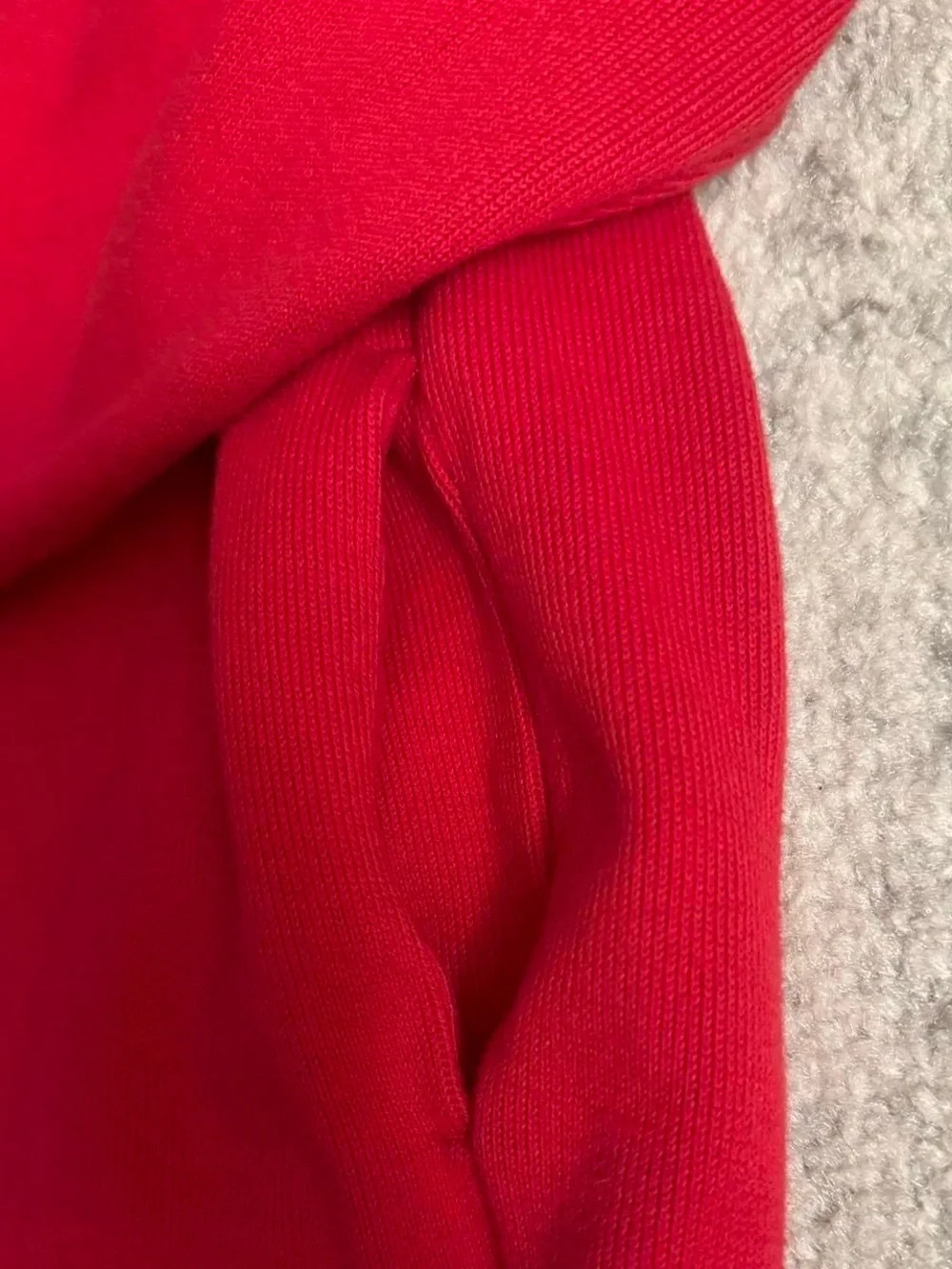 Le Tigre Red Quarter Zip Sweater Size XL